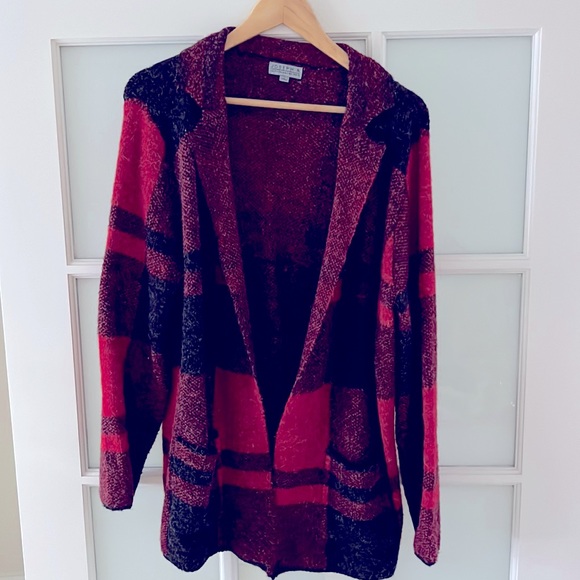 Joseph A Women’s Buffalo Check Sweater - Picture 1 of 4